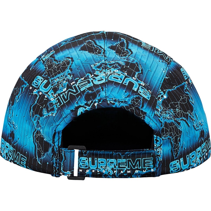 Supreme World Famous Taped Seam Camp Cap Cyan