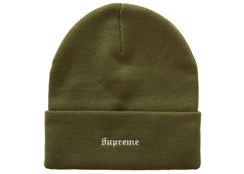 Supreme World Peace Beanie Light Olive