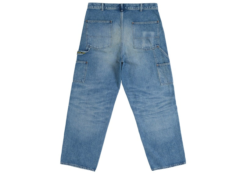 Supreme Worn Double Knee Painter Pant Denim