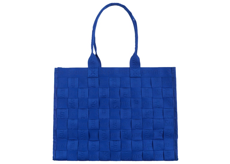 Supreme Woven Tote Royal
