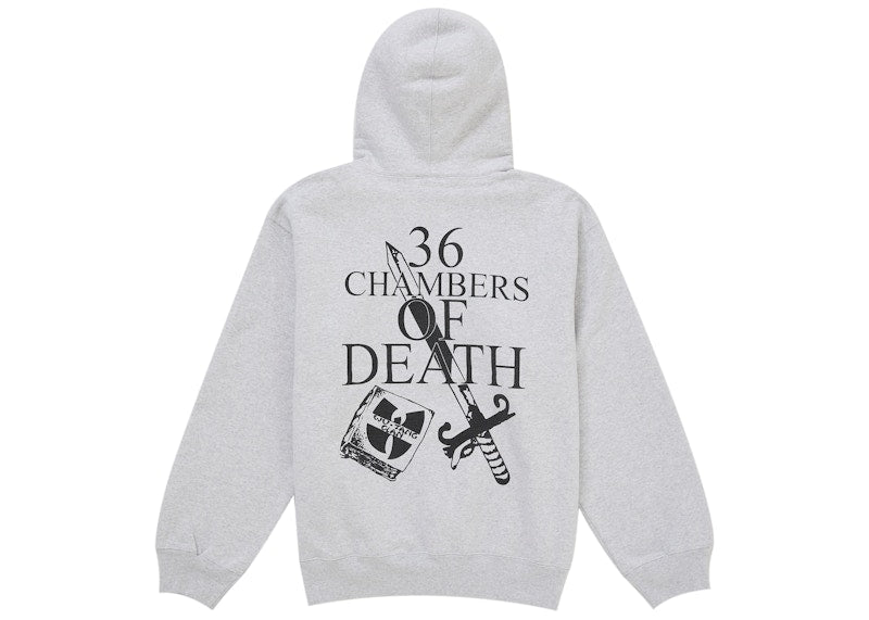 Supreme Wu-Tang Clan Hooded Sweatshirt Heather Grey