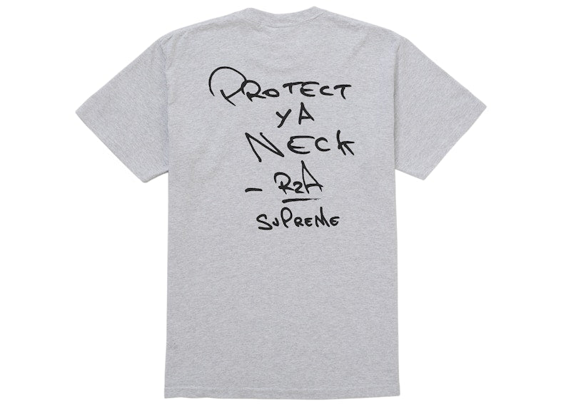Supreme Wu-Tang Clan RZA Tee Ash Grey
