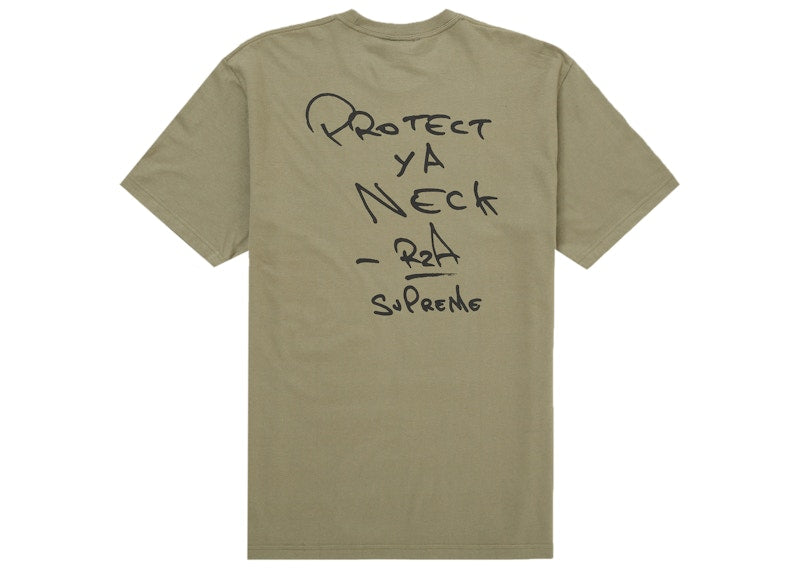 Supreme Wu-Tang Clan RZA Tee Light Olive