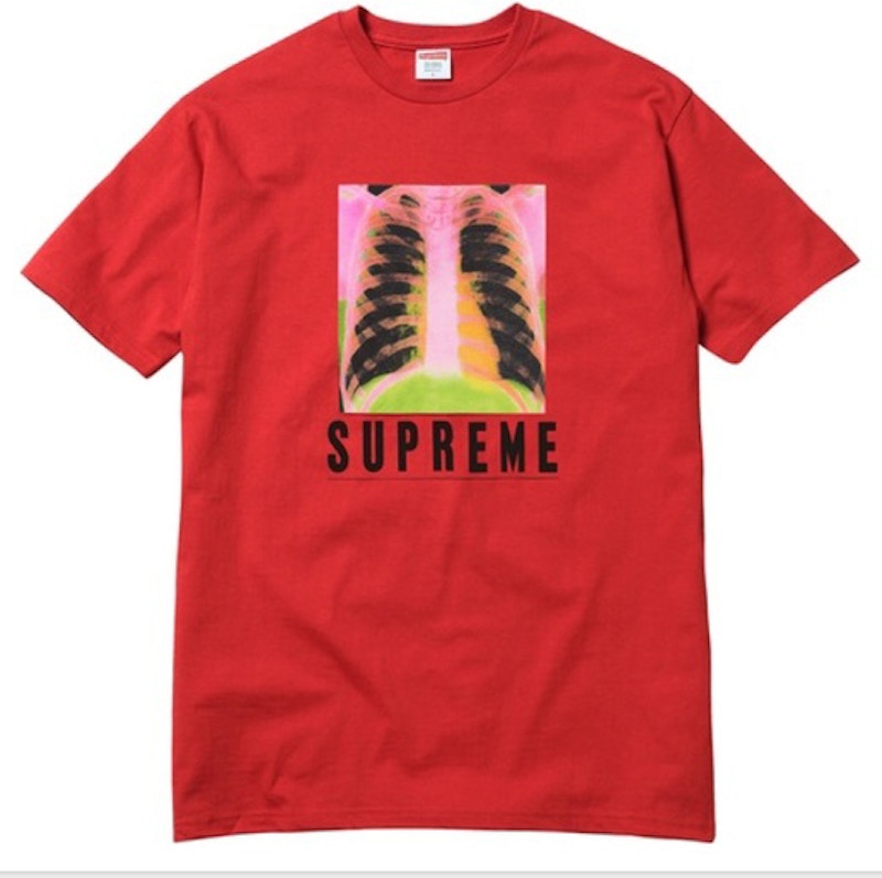 Supreme X Ray Tee Red