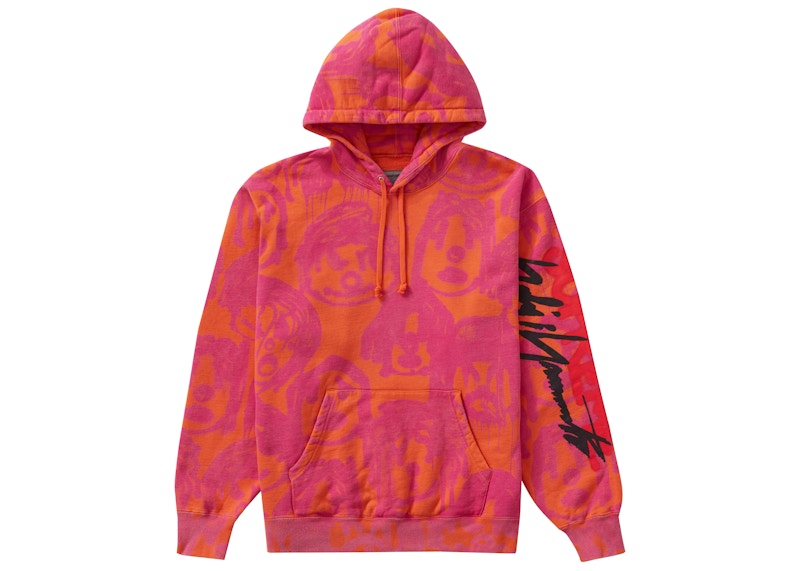 Supreme Yohji Yamamoto Hooded Sweatshirt Orange