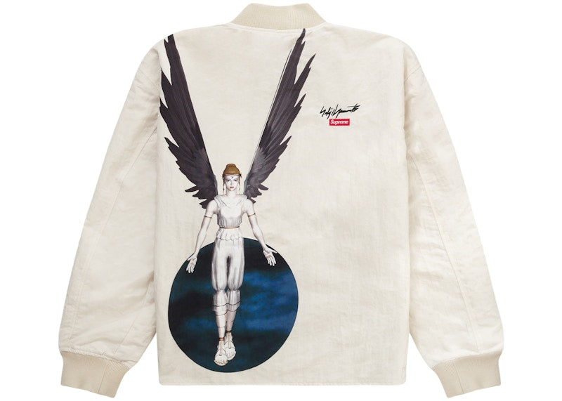 Supreme Yohji Yamamoto TEKKEN Nylon Bomber Jacket Natural