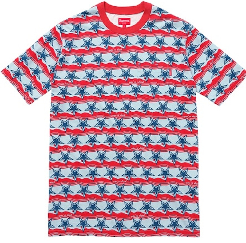 Supreme You're Dead Top Red