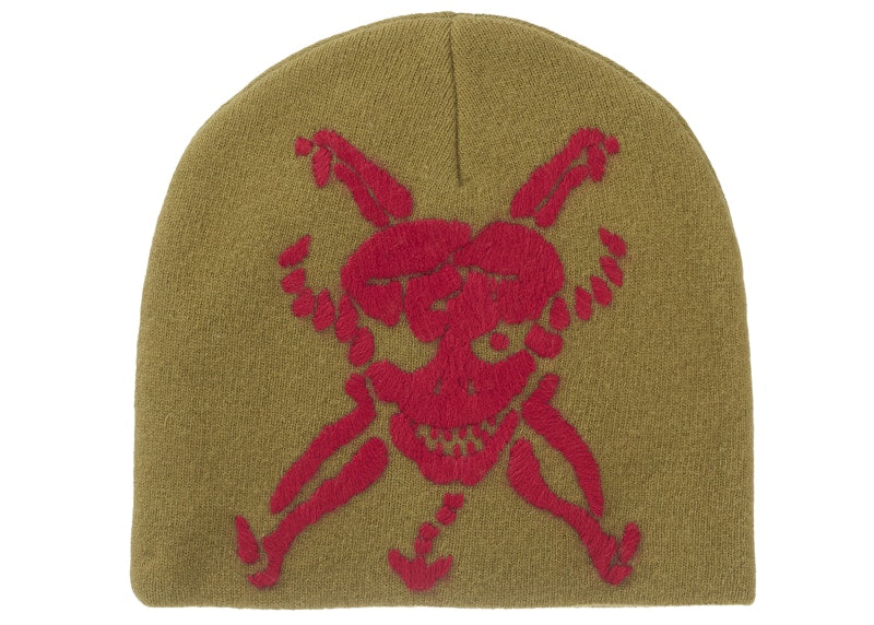 Supreme Y's by Yohji Yamamoto Skull Beanie Olive