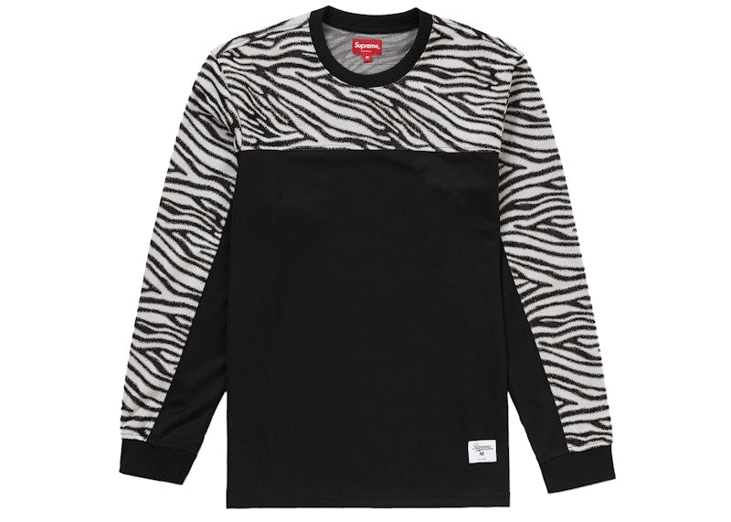 Supreme Zebra L/S Top Black