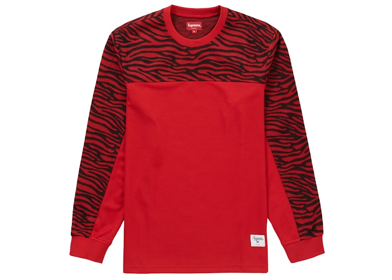 Supreme Zebra L/S Top Red