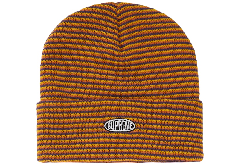 Supreme Zig Zag Stripe Beanie (FW19) Orange