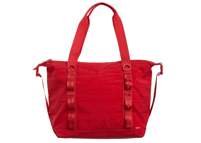 Supreme Zip Tote Dark Red