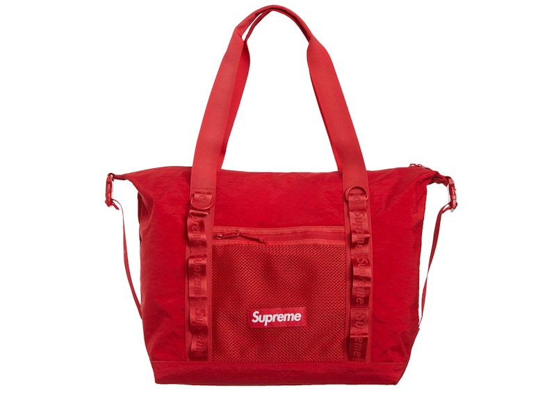 Supreme Zip Tote Dark Red