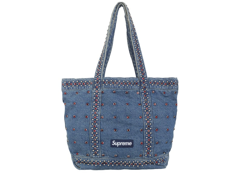 Supreme b.b. Simon Denim Tote Bag Washed Indigo