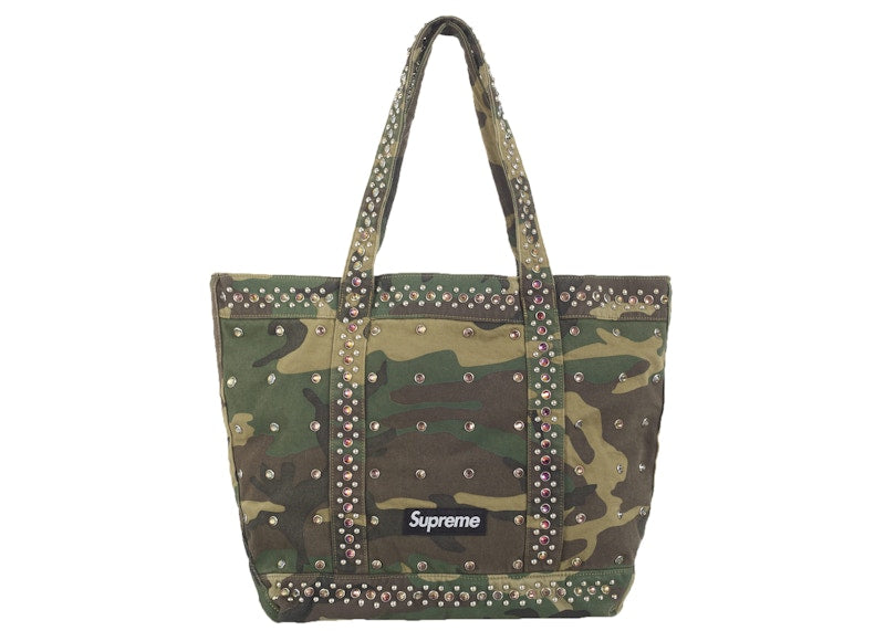 Supreme b.b. Simon Denim Tote Bag Woodland Camo