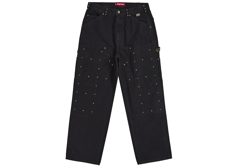 Supreme b.b. Simon Quilted Double Knee Painter Pant Black
