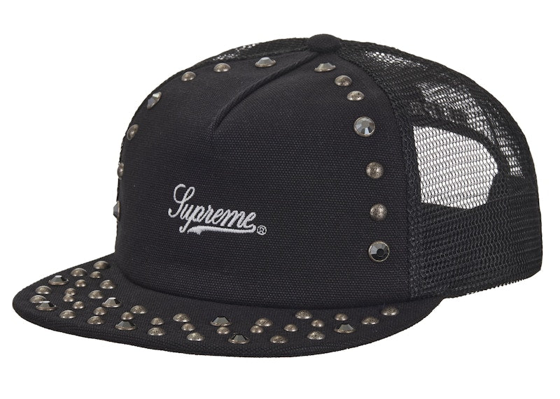 Supreme b.b. Simon Studded Mesh Back 5-Panel Black