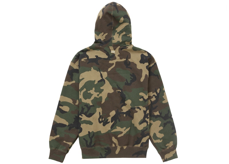 Supreme b.b. Simon Zip Up Hooded Sweatshirt Woodland Camo