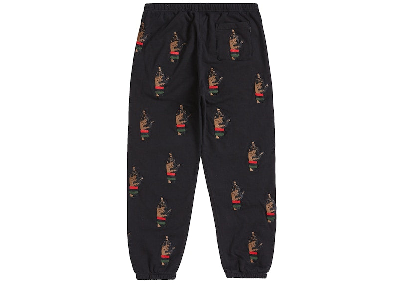 Supreme dead prez RBG Embroidered Sweatpant Black