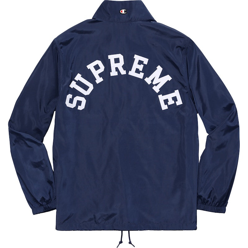 Supreme x Champion Half Zip Pullover Navy