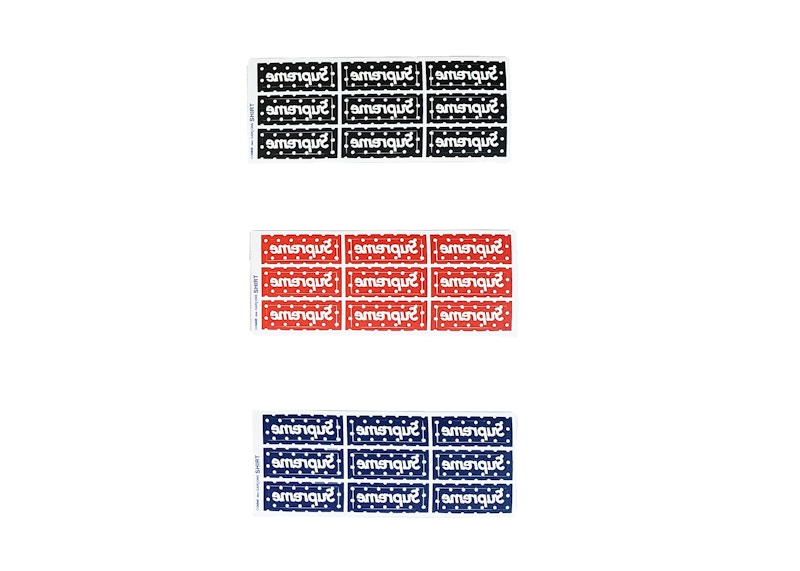 Supreme x Comme Des Garcons Polka Dot MINI Box Logo Sticker Set