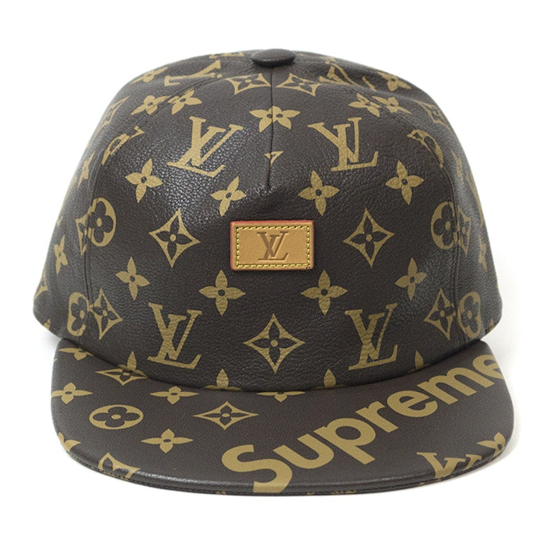Supreme x Louis Vuitton 5-Panel Hat Brown