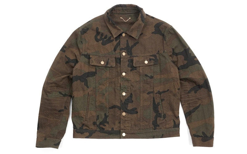 Supreme x Louis Vuitton Jacquard Denim Trucker Jacket Camo