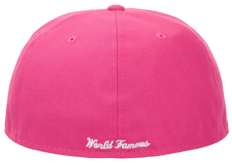 Supreme x New Era Breast Cancer Awareness Box Logo Fitted Hat Pink