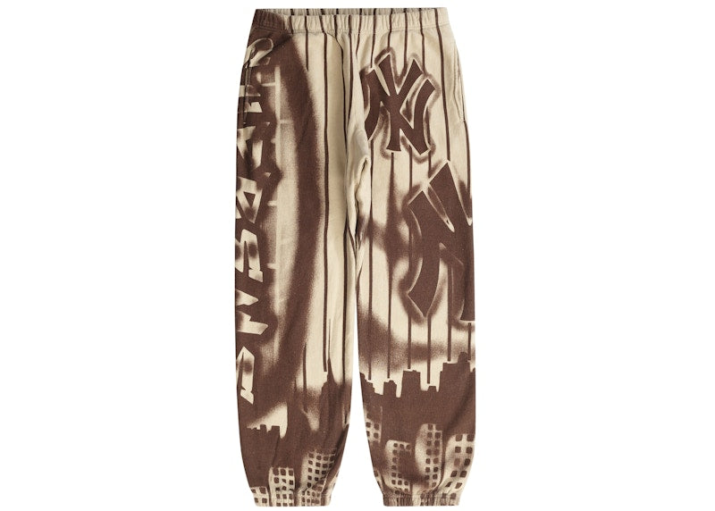 Supreme x New York Yankees Airbrush Sweatpant Clay
