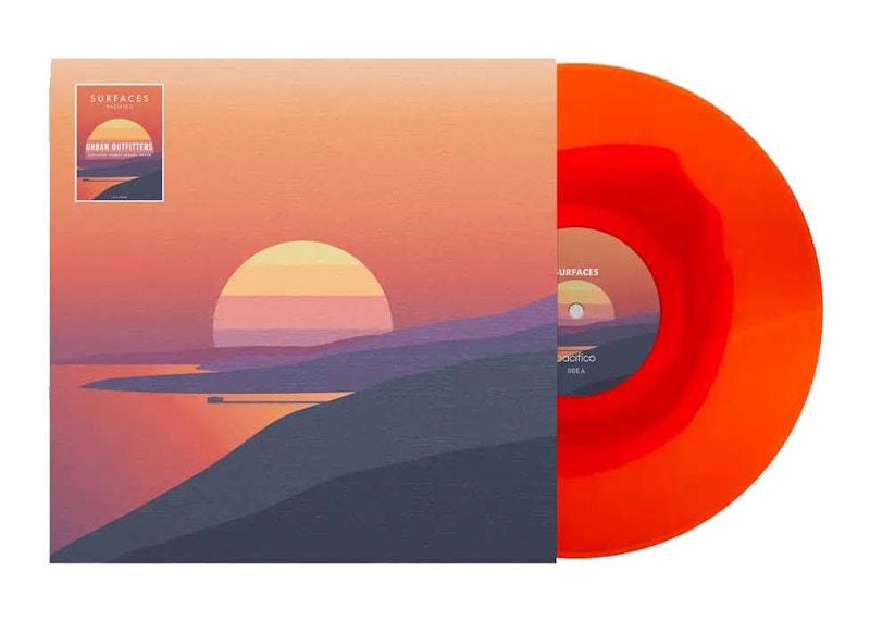 Surfaces Pacifico Urban Outfitters Exclusive LP Vinyl Red/Orange Swirl