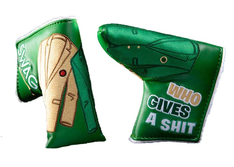 Swag Golf Gold Jacket Green Jacket Blade Golf Club Cover Green/Gold