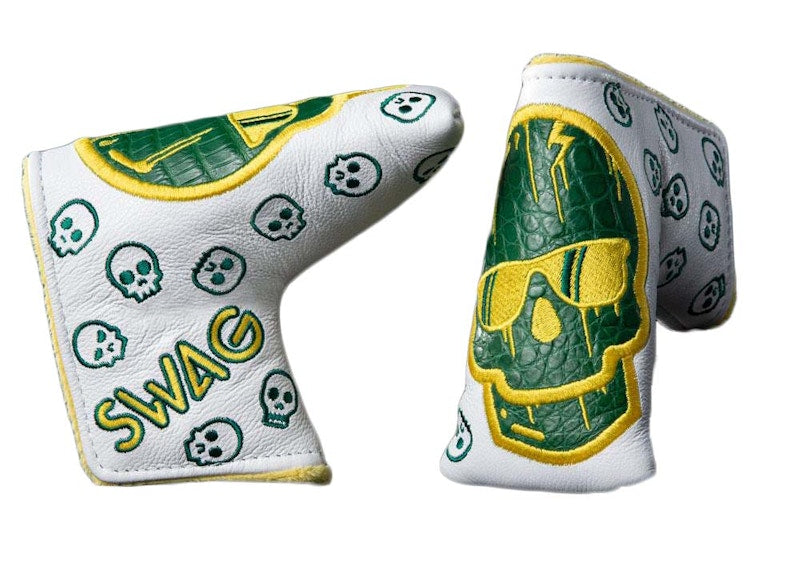 Swag Golf Real Deal Augusta Golf Club Cover White/Green/Yellow