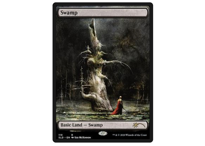Swamp (119) Magic: The Gathering TCG Secret Lair Drop Series Rare #119 (Ungraded)