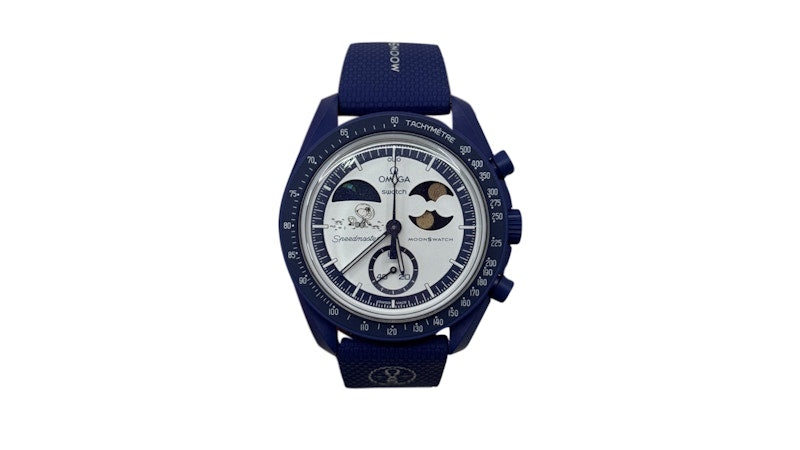 Swatch x Omega Bioceramic Moonswatch Mission To Earthphase Moonshine Snoopy Gold (Corn Moon) SO33N702L