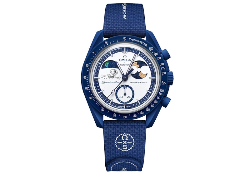 Swatch x Omega Bioceramic Moonswatch Mission To Earthphase Snoopy Gold (Beaver Moon) SO33N704L