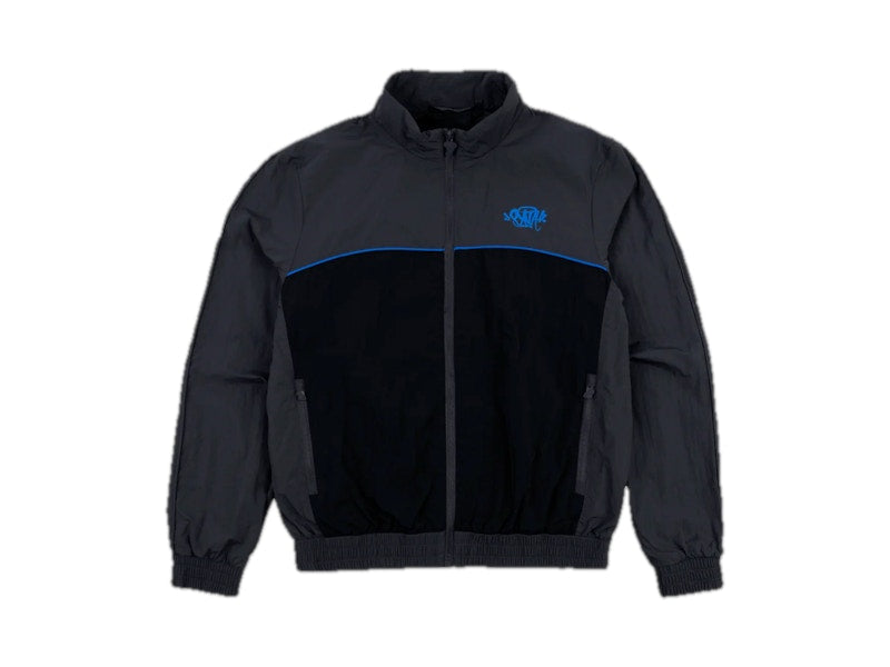 Syna World Logo Shell Track Jacket Grey/Black/Cobalt