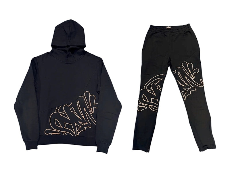 Syna Slice Tracksuit Black/Rose Gold