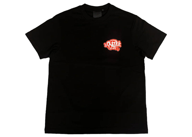 Syna Sticker Tee Black