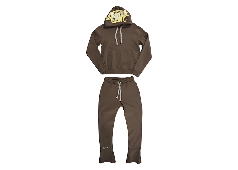 Syna Syna Logo Tracksuit Brown