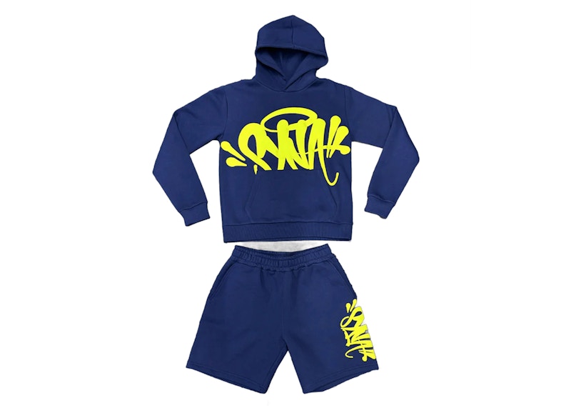 Syna Team Syna Twinset Hoodie Short Set Blue/Green