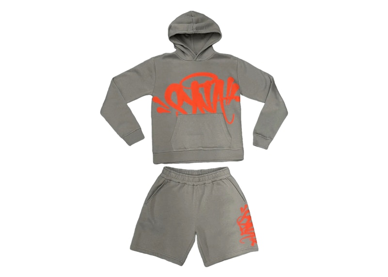 Syna Team Syna Twinset Hoodie Short Set Grey/Red