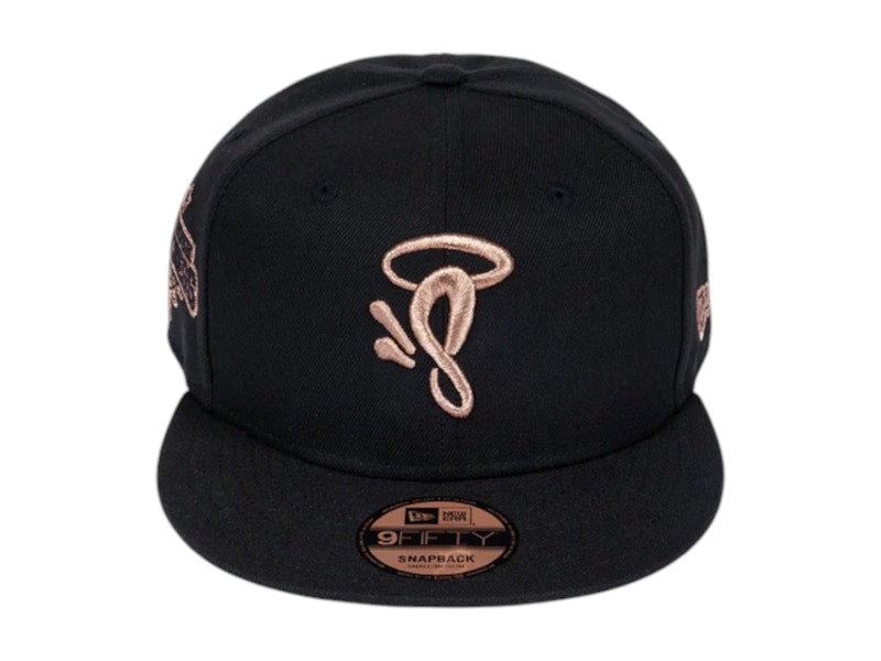 Syna x New Era 9Fifty Snapback Cap Black/Rose Gold