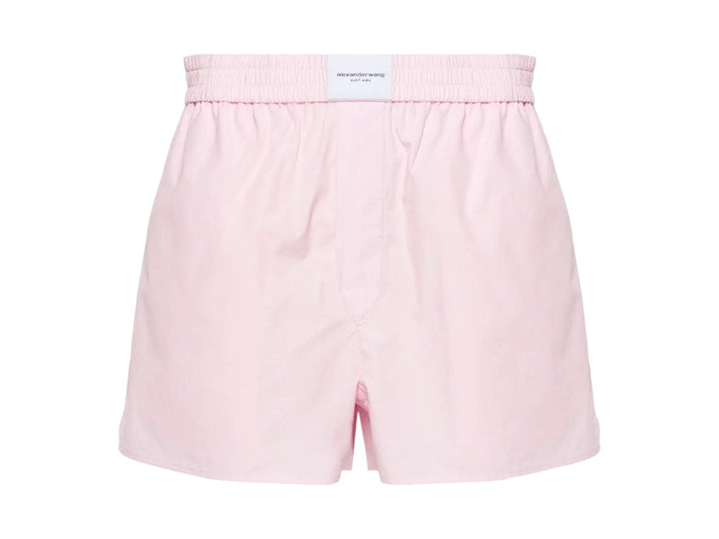 T by Alexander Wang Classic Boxer Shorts Light Pink