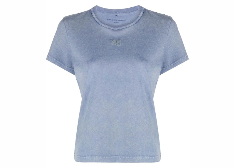 T by Alexander Wang Essential Jersey Shrunk Tee Motor Grey