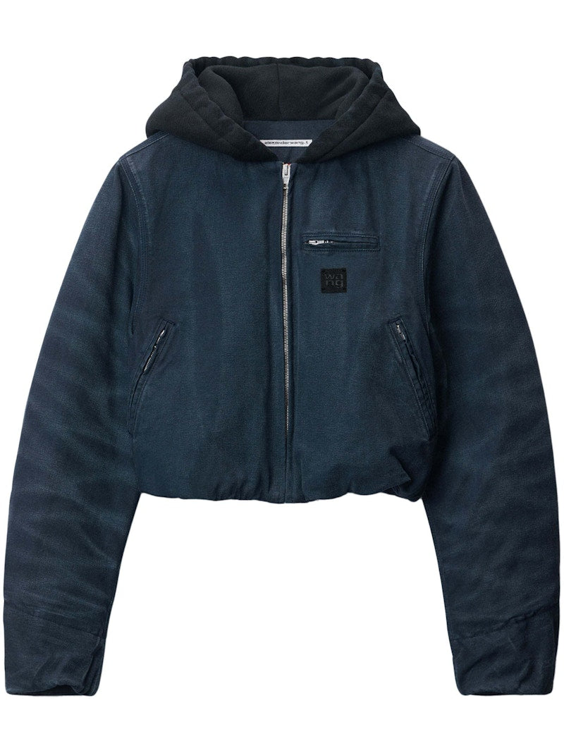 T by Alexander Wang Folded In Work Jacket Washed Navy