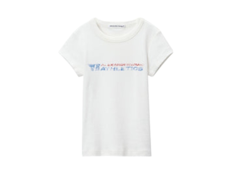 T by Alexander Wang Graphic Baby T-shirt White