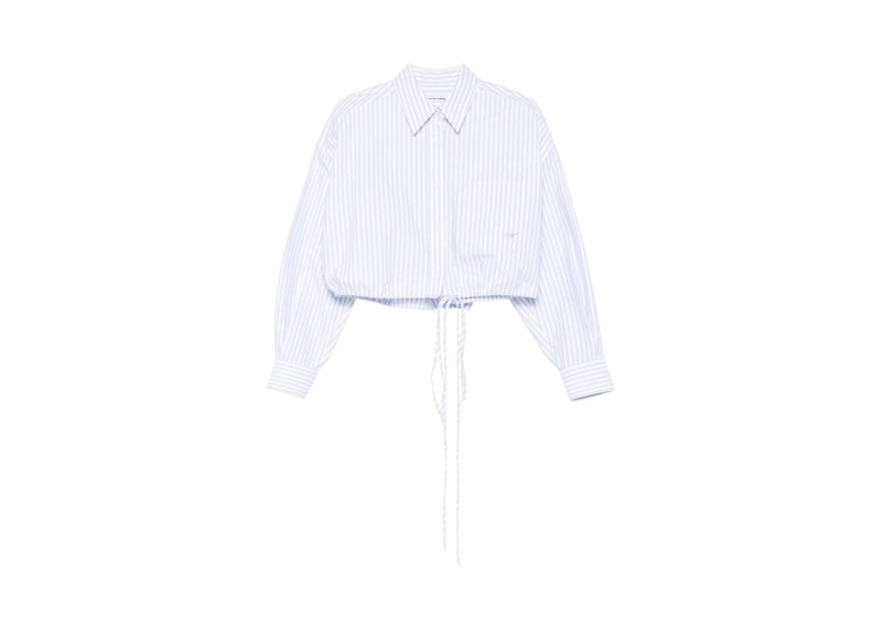 T by Alexander Wang Wrap Shirt Blue Pink