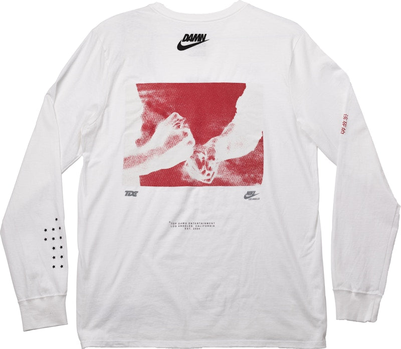 TDE x Nike Swoosh Long Sleeve TDE White