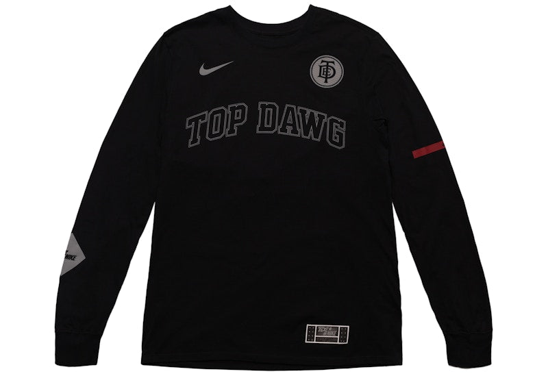 TDE x Nike Top Dawg Arc Long Sleeve TDE Black