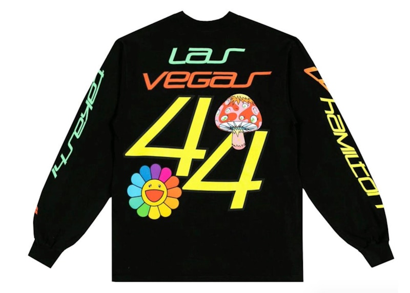 Takashi Murakami +44 Psychedelic Race L/S T-shirt Black